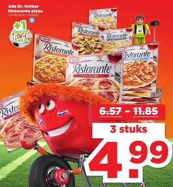 PLUS Dr. Oetker Ristorante pizza 3*280-390g aanbieding