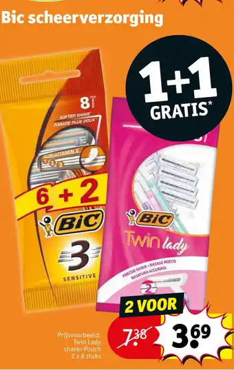 Kruidvat Bic scheerverzorging aanbieding