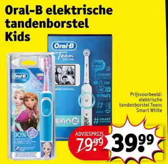 Kruidvat Oral-B elektrische tandenborstel Kids aanbieding