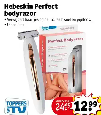 Kruidvat Hebeskin Perfect bodyrazor aanbieding