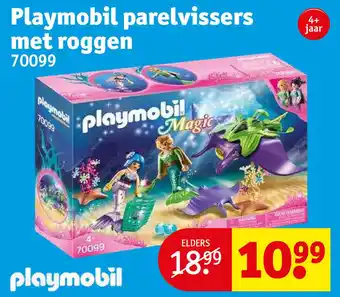 Kruidvat Playmobil parelvissers met roggen 70099 aanbieding