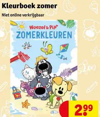 Kruidvat Kleurboek zomer aanbieding