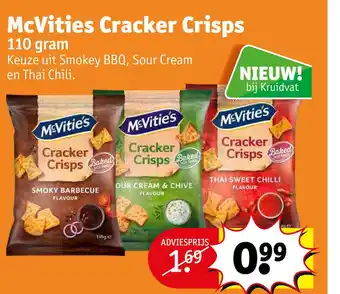 Kruidvat McVities Cracker Crisps 110 gram aanbieding