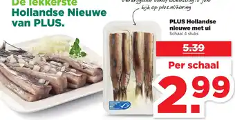 PLUS PLUS Hollandse nieuwe met ui aanbieding