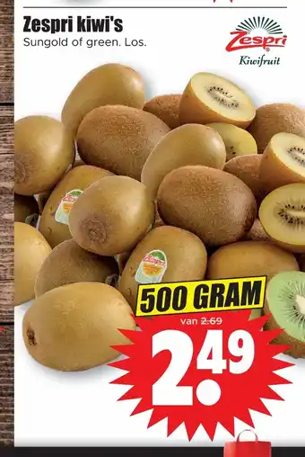 Dirk Zespri kiwi's 500 gram aanbieding