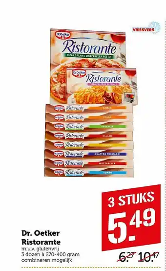 Coop Dr. Oetker Ristorante 400gram aanbieding