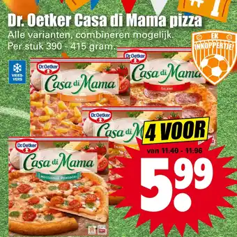 Dirk Dr. Oetker Casa di Mama pizza aanbieding