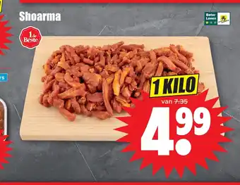 Dirk Shoarma 1 kilo aanbieding