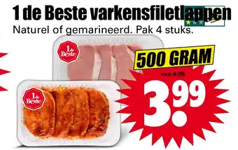 Dirk 1 de Beste varkensfiletlappen aanbieding