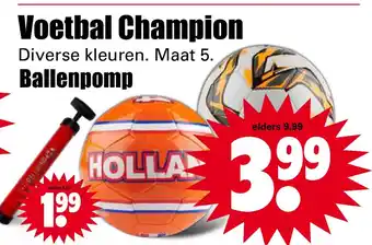 Dirk Voetbal Champion aanbieding