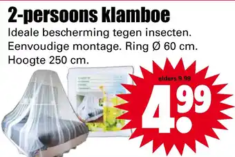 Dirk 2-persoons klamboe aanbieding