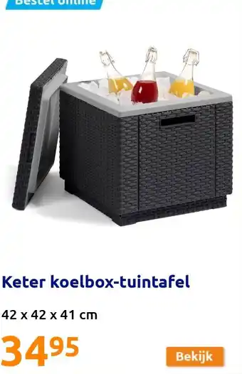 Action Keter koelbox-tuintafel aanbieding