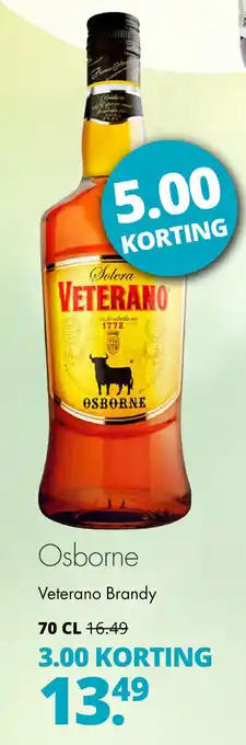 Mitra Osborne Veterano Braendy 700ml aanbieding