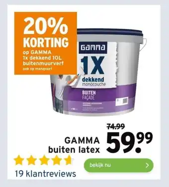 GAMMA Buiten latex aanbieding