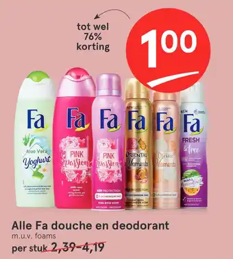 Etos Alle Fa douche en deodorant aanbieding