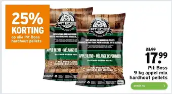 GAMMA Pit Boss 9 Kg appel mix hardhout pellets aanbieding