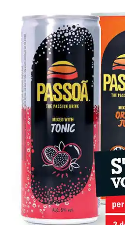 Sligro Passoa Tonic 12x25 cl aanbieding