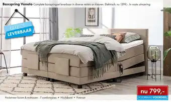 Woonsquare Boxspring Veneta aanbieding