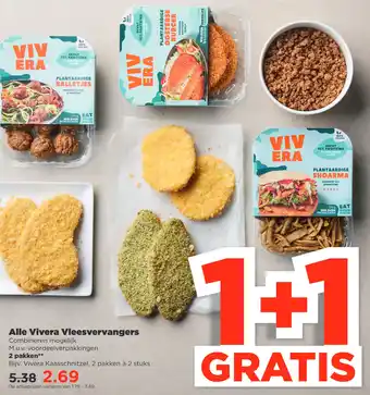 PLUS Alle Vivera Vleesvervangers aanbieding