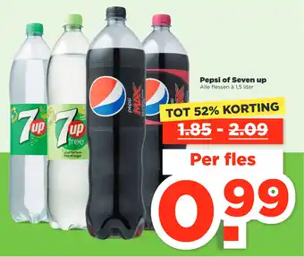 PLUS Pepsi of Seven up aanbieding