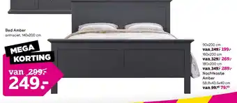 Leen Bakker Bed Amber aanbieding