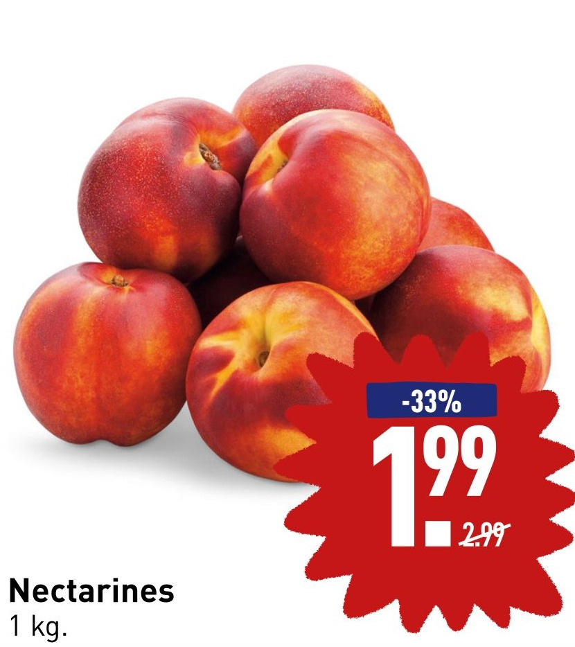 Nectarines aanbieding bij ALDI
