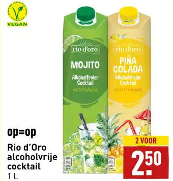 ALDI Rio d'Oro alcoholvrije cocktail aanbieding