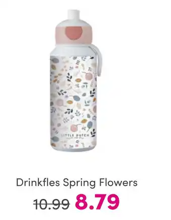 Baby & Tiener Drinkfles Spring Flowers aanbieding