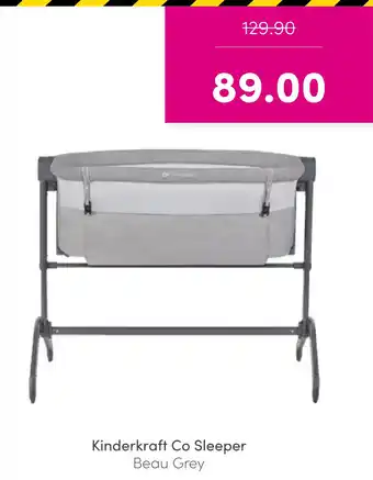 Baby & Tiener Kinderkraft Co Sleeper Beau Grey aanbieding