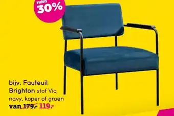 Leen Bakker Fauteuil Brighton aanbieding