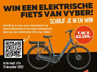 De voordeelmarkt Win een elektrische fiets van vyber! aanbieding