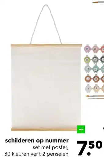 HEMA Schilderen op nummer aanbieding