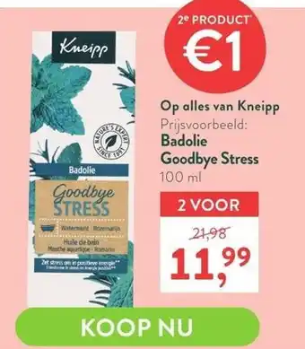 Holland & Barrett Op alles van Kneipp aanbieding