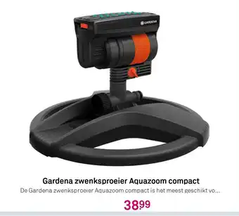 Karwei Gardena zwenksproeier Aquazoom compact aanbieding