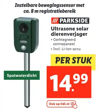 Lidl Ultrasone solar dierenverjager aanbieding