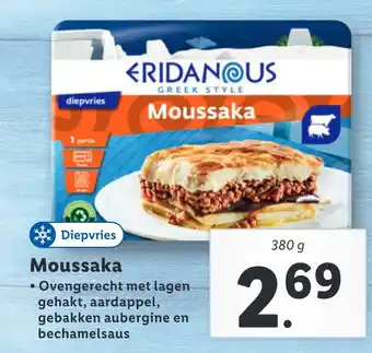 Lidl Moussaka aanbieding