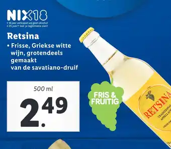 Lidl Retsina aanbieding