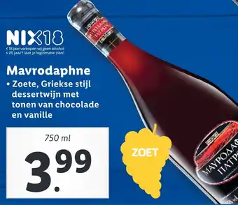 Lidl Mavrodaphne aanbieding