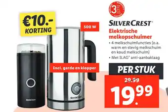 Lidl Elektrische melkopschuimer aanbieding