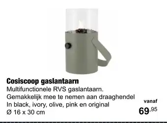 Tuincentrum De Boet Cosiscoop gaslantaarn aanbieding