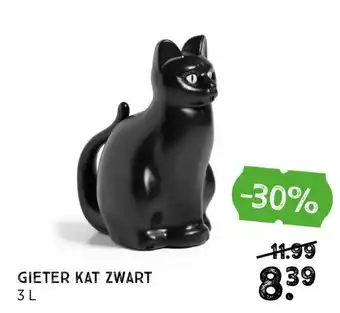 Xenos Gieter Kat zwart 3 L aanbieding