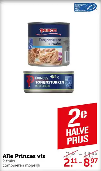 Coop Alle Princes vis aanbieding