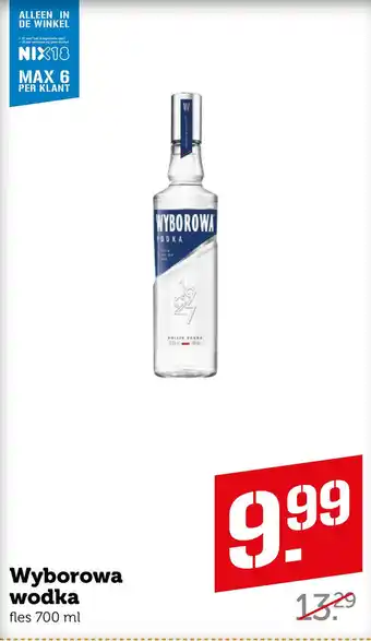 Coop Wyborowa wodka fles 700 ml aanbieding