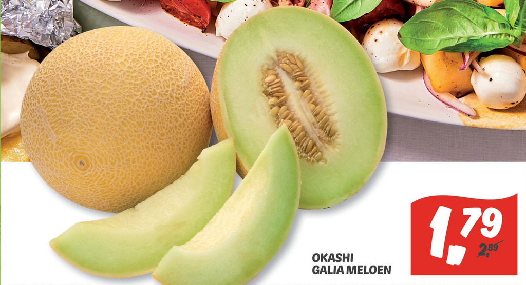 OKASHI GALIA MELOEN aanbieding bij Dekamarkt