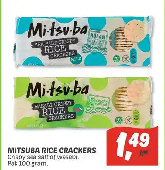 Dekamarkt MITSUBA RICE CRACKERS aanbieding