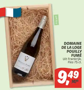 Dekamarkt DOMAINE DE LA LOGE POUILLY FUME aanbieding