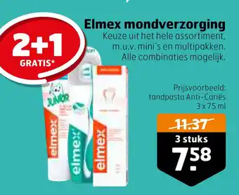 Trekpleister Elmex mondverzorging aanbieding