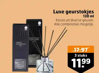 Trekpleister Luxe geurstokjes 130 ml aanbieding