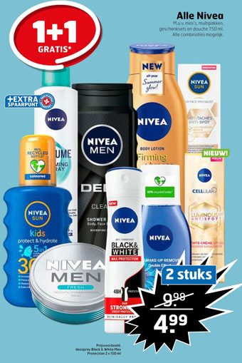 Trekpleister Alle Nivea aanbieding