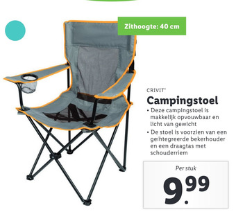 Lidl CRIVIT Campingstoel aanbieding